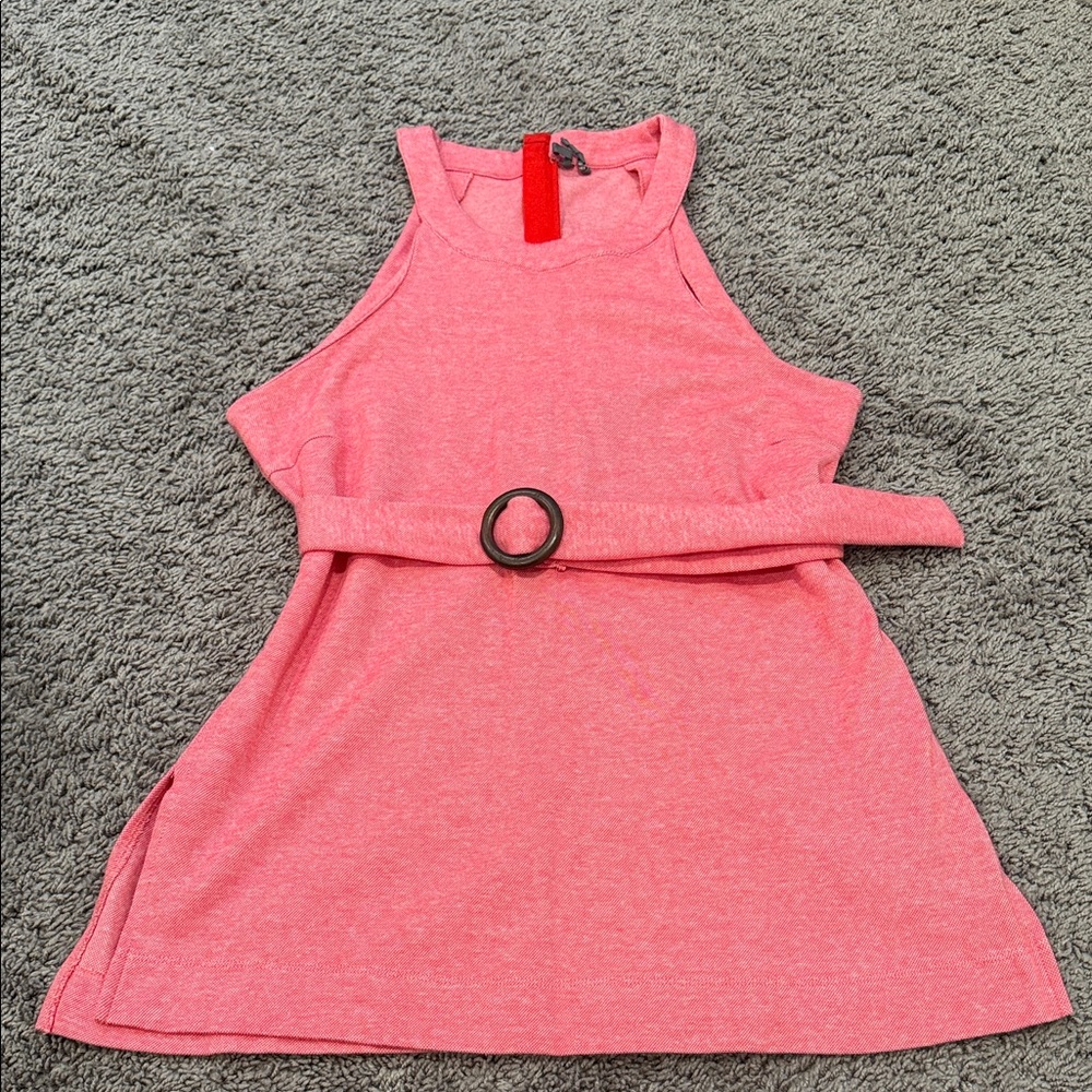 Anthropologie Belted Textured Top
